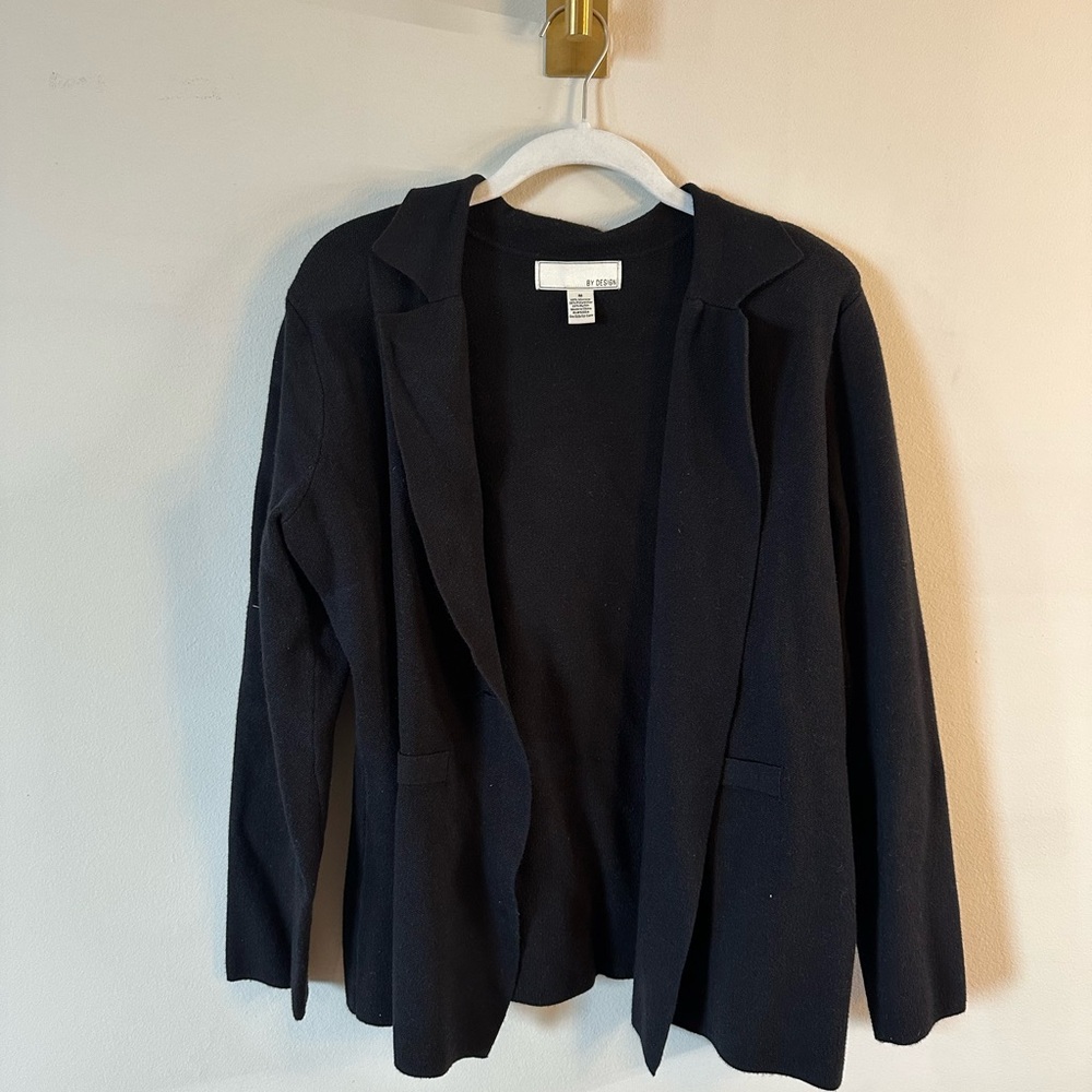 Black Sweater Blazer
